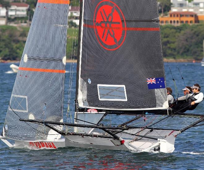 Series leader Yamaha could manage only 19th place in a totally uncharacteristic performance - JJ Giltinan 18ft Skiff Championship © Frank Quealey /Australian 18 Footers League http://www.18footers.com.au
